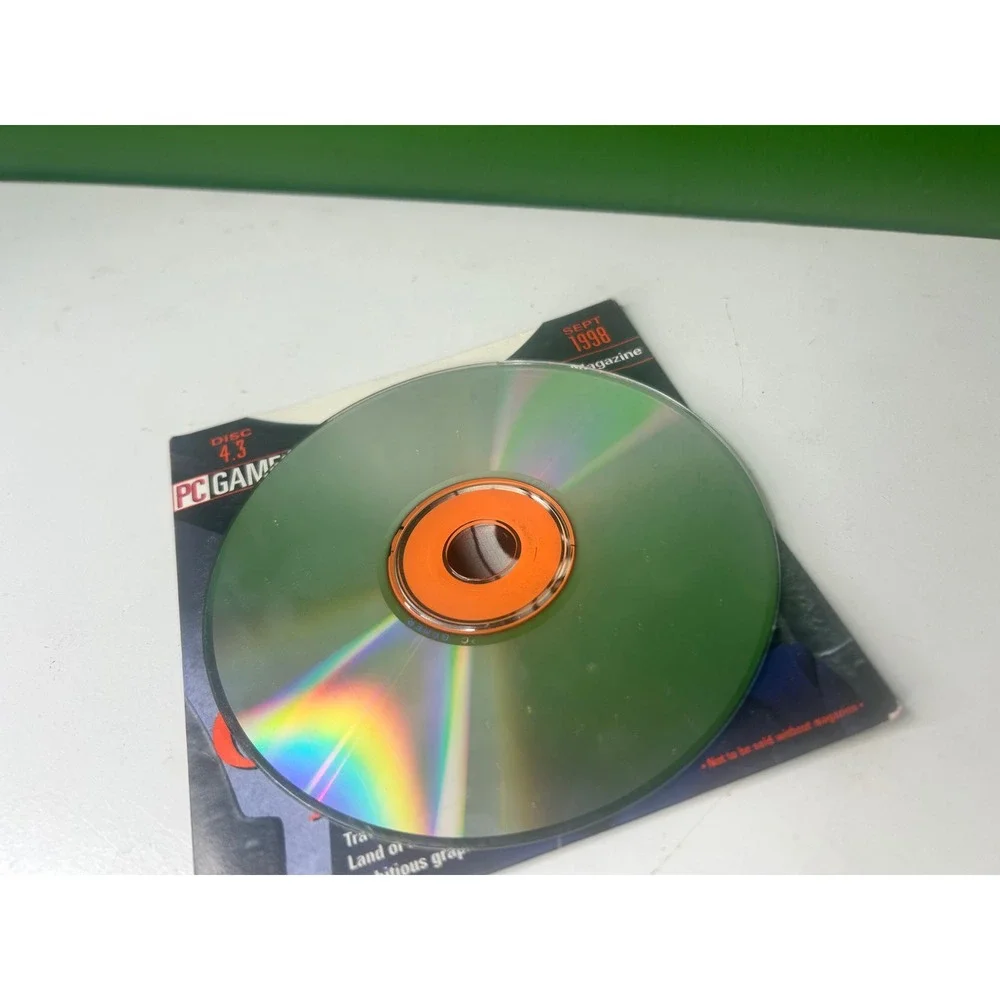 PC Gamer Disc 4.3 Sept 1998 Grim Fandango Final Fantasy VII Demos Vintage CD-ROM